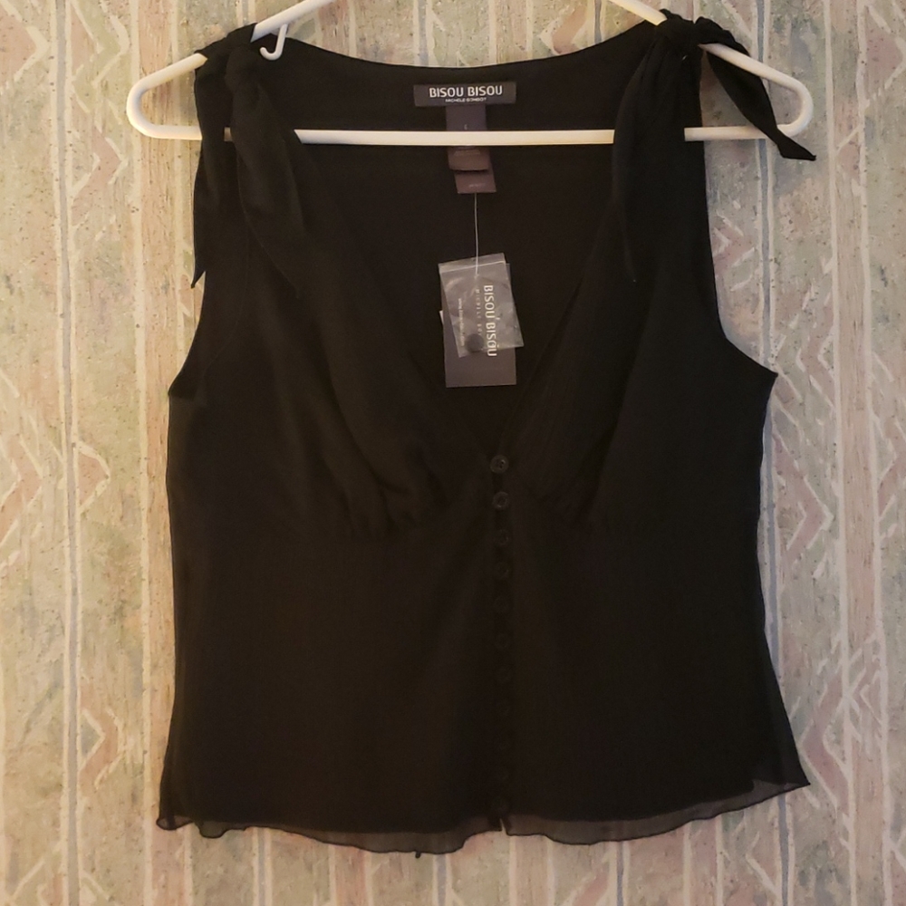 Dressy summer sleeve-less top